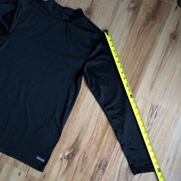 TEK GEAR Active Shirt Long Sleeve Black UNISEX - Picture 5 of 11